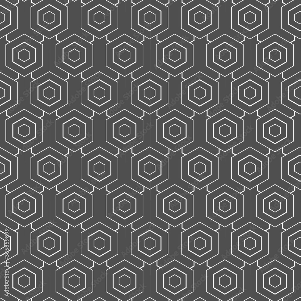 Seamless Black Vector Rhombus Array Pattern. Repeat Wave Graphic Honeycomb Lattice Texture. Repetitive Elegant Technology Texture Seamless Black Vector Rhombus Array Pattern. Repeat Wave Graphic Honeycomb Lattice Texture. Repetitive Elegant Technology Texture