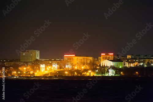 Panorama of the city at night © SGr