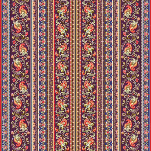 Abstract ethnic stripe pattern, vector background