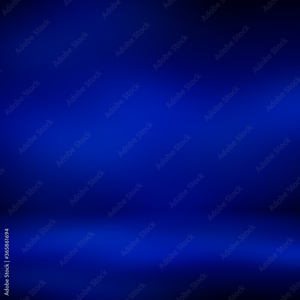 Obraz premium Blue room in 3D.Blur abstract Background