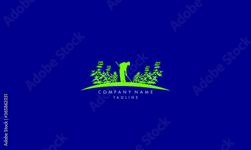 Weed farm logo icon