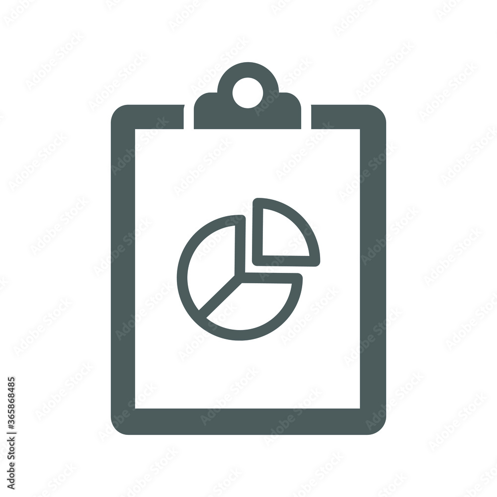 Pie chart, statistics icon / gray vector Pie chart, statistics icon / gray vector