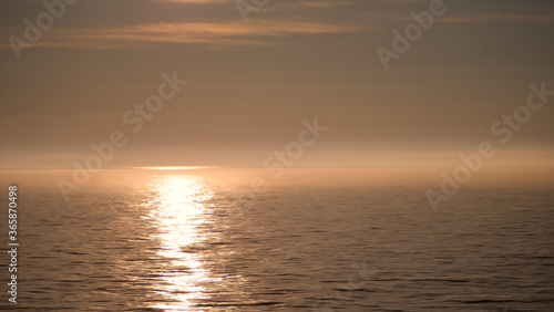 Yellow sunset over the sea © Bernard Chantal