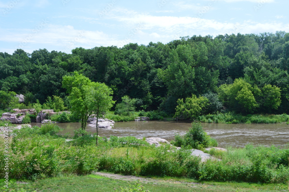 path along the water