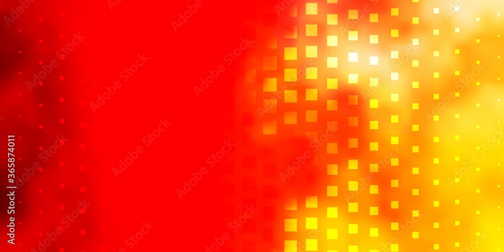 Light Red, Yellow vector texture in rectangular style. Illustration with a set of gradient rectangles. Modern template for your landing page.