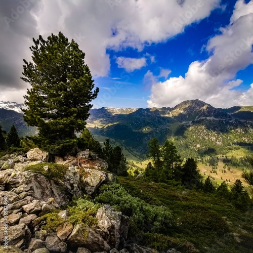 mountain landscape with clouds © Oliver