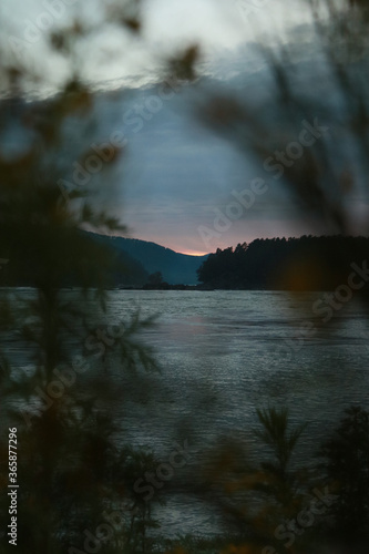 fog over the river