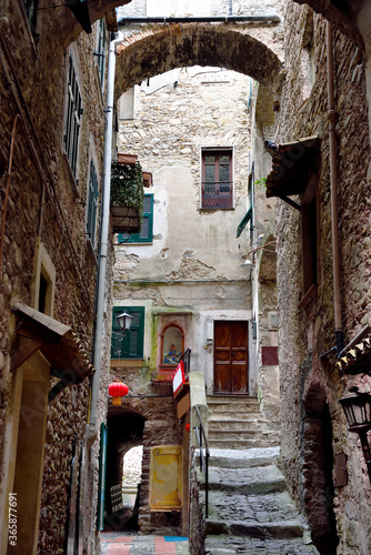 Ligurian village of Dolceacqua, Imperia, Italy