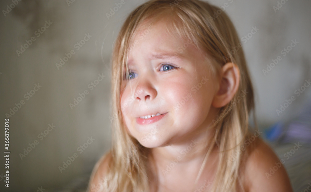 portrait of a beautiful little crying girl portrait of a beautiful little crying girl