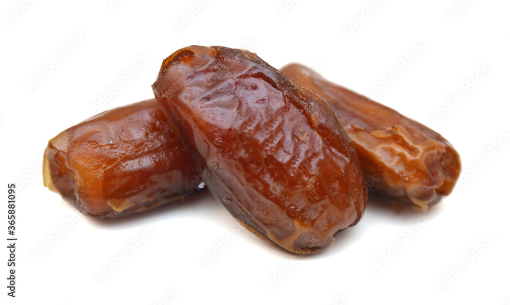 Dried dates (fruits of date palm Phoenix dactylifera). Infinite depth of field, retouched, clipping paths Dried dates (fruits of date palm Phoenix dactylifera). Infinite depth of field, retouched, clipping paths
