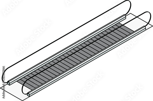 A walkalator / autowalk.