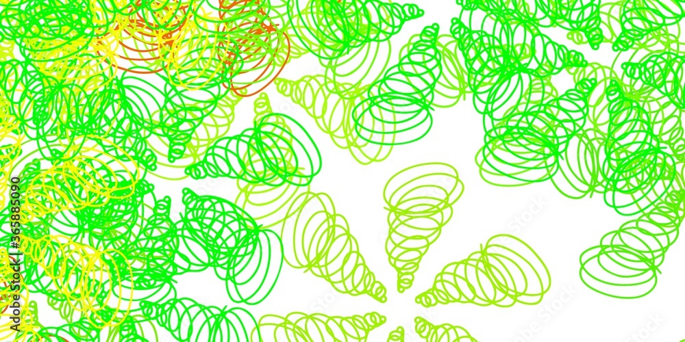 Fototapeta premium Light multicolor vector pattern with lines.
