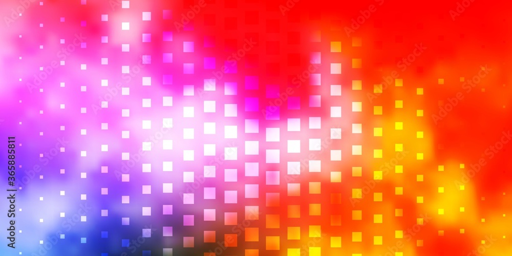 Light Multicolor vector template with rectangles. Illustration with a set of gradient rectangles. Pattern for websites, landing pages.