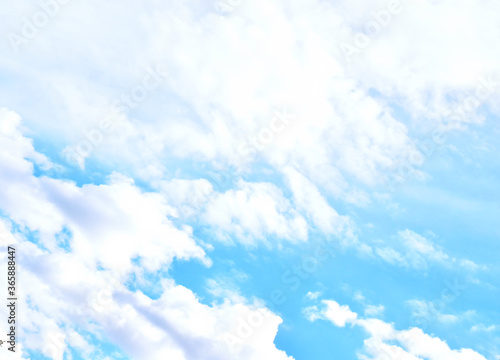 sky, white clouds as texture for background