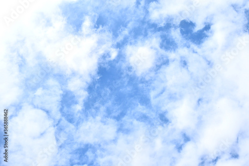 sky, white clouds as texture for background
