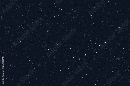 Starry night with stars background