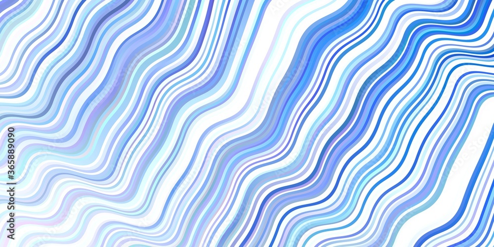 Light BLUE vector layout with bent lines. Light BLUE vector layout with bent lines.