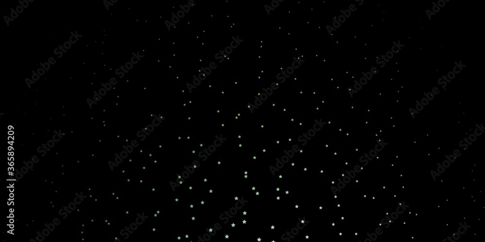 Dark Blue, Green vector pattern with abstract stars. Colorful illustration in abstract style with gradient stars. Pattern for wrapping gifts.