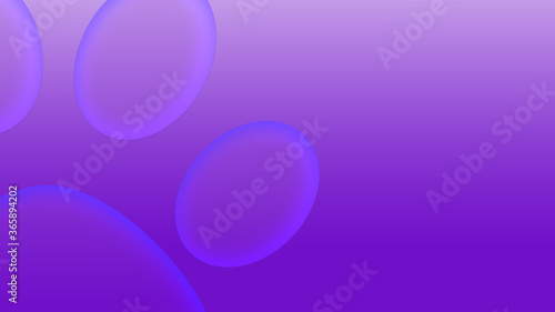 Purple neon gradient background with ovals on it