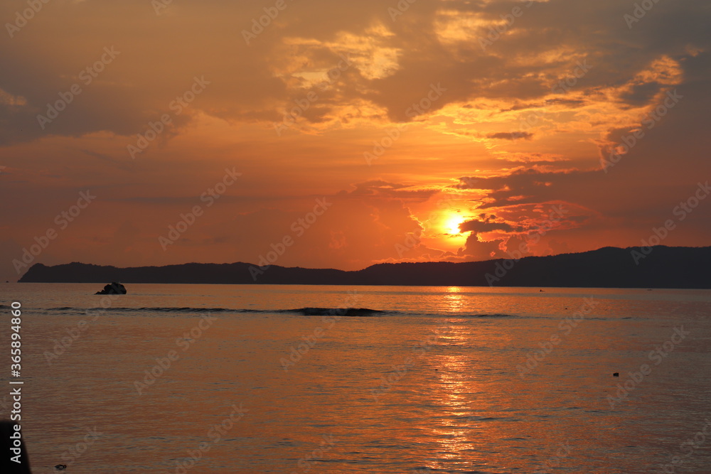 Sunrise Illuminating the Tanah Merah Bay Jayapura – Papua