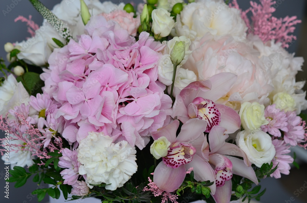 compositions of fresh flowers in a box
compositions of fresh flowers in a box