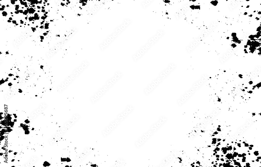 Obraz premium Rough black and white texture vector. Distressed overlay texture. Grunge background. Abstract textured effect. Vector Illustration. Black isolated on white background. EPS10