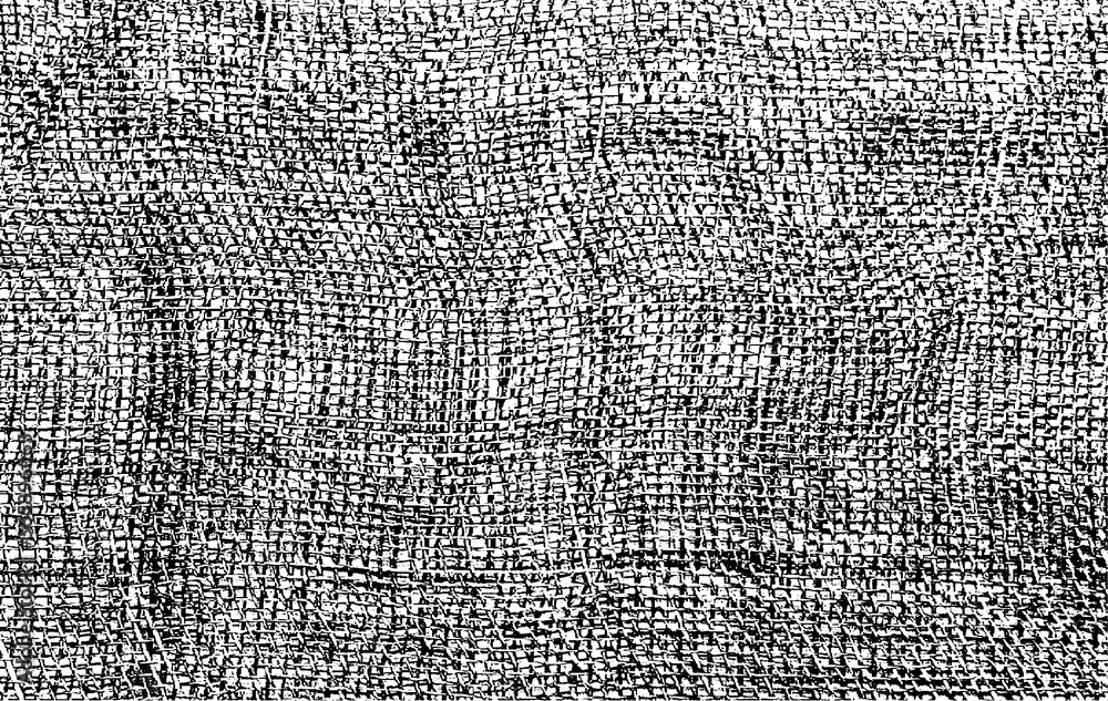 Rich, heavy fabric texture. Vector texture of weaving cloth. Grunge background. Abstract halftone vector illustration. Overlay for interesting effect and depth. Black isolated on white background. Rich, heavy fabric texture. Vector texture of weaving cloth. Grunge background. Abstract halftone vector illustration. Overlay for interesting effect and depth. Black isolated on white background.