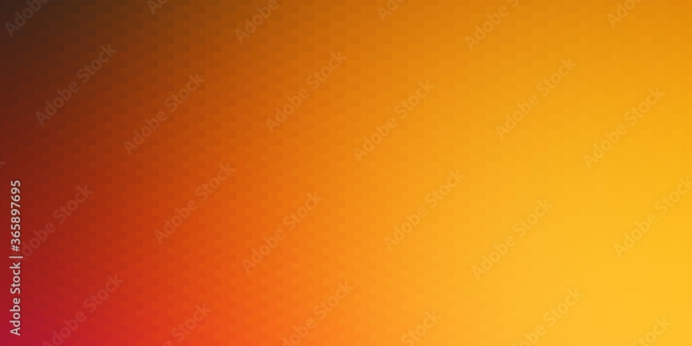 Light Orange vector pattern in square style. Modern design with rectangles in abstract style. Best design for your ad, poster, banner.