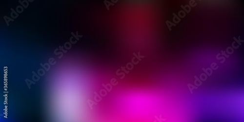 Dark multicolor vector blurred texture.