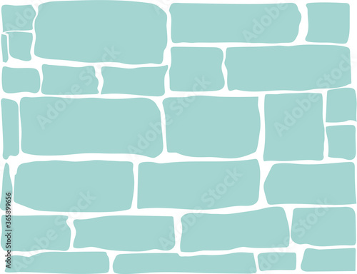 Light Green Brick Wall Pattern