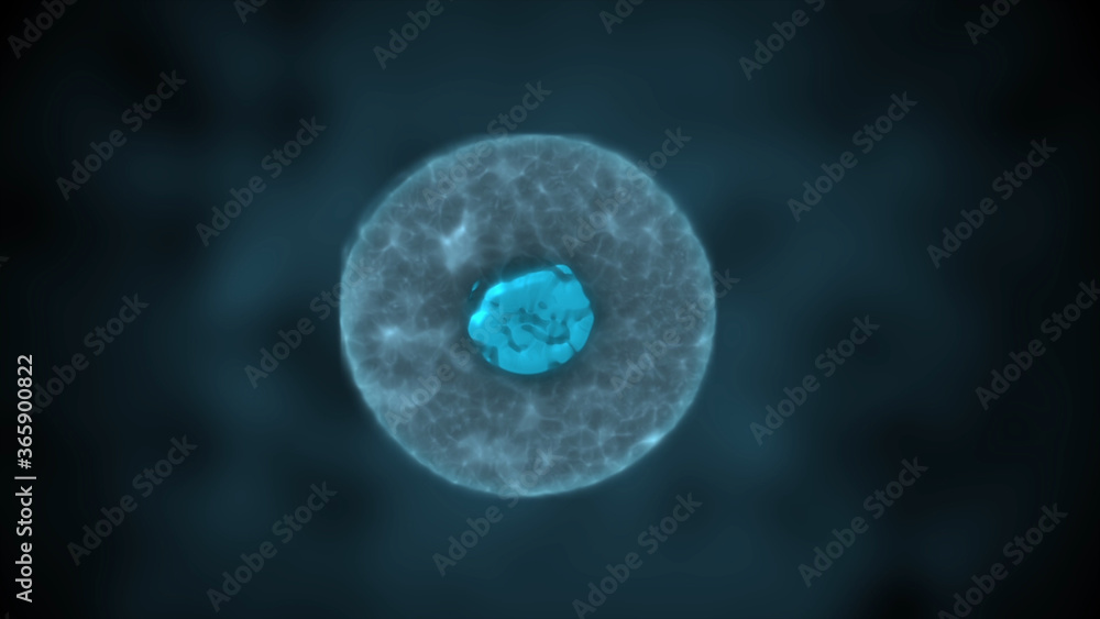 Obraz premium Cell division or cloning, biological concept