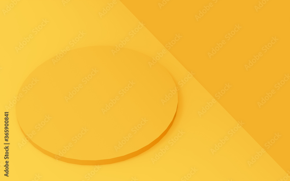 3d yellow cylinder podium minimal studio background. Abstract 3d geometric shape object illustration render. Display for summer holiday product. 3d yellow cylinder podium minimal studio background. Abstract 3d geometric shape object illustration render. Display for summer holiday product.