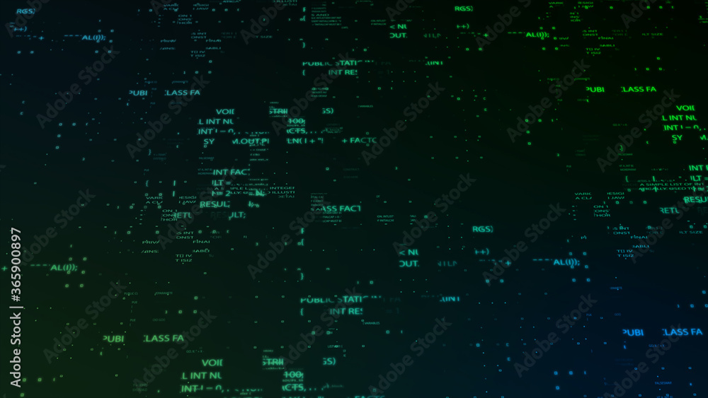 A futuristic information technology concept featuring multi-core processing and data points A futuristic information technology concept featuring multi-core processing and data points