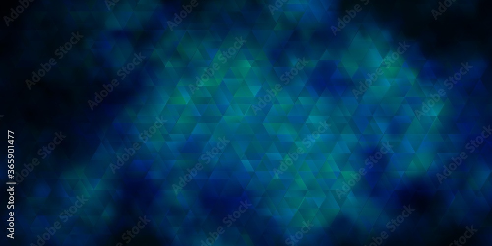 Dark BLUE vector texture with lines, triangles. Dark BLUE vector texture with lines, triangles.