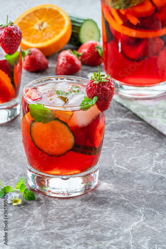 Traditional Pimms cocktail