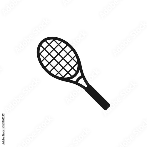 Tennis racket icon vector illustration © Kusdarti