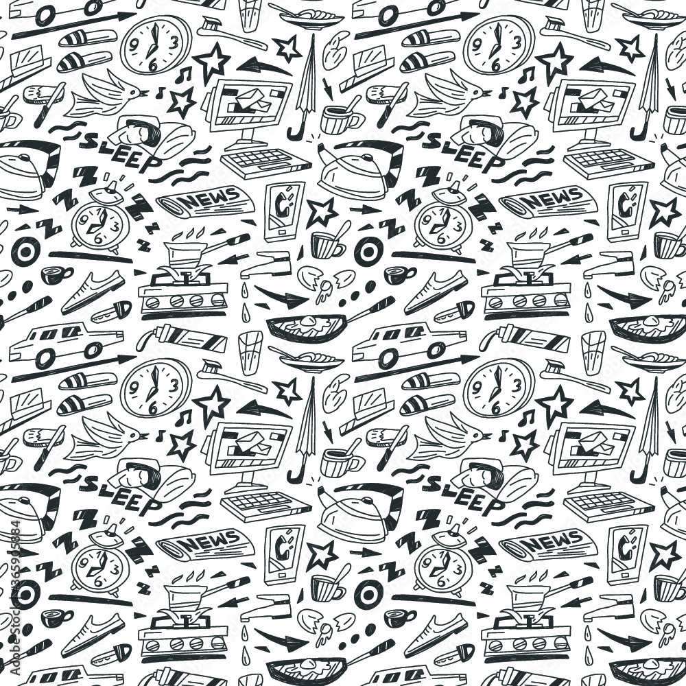 morning seamless pattern morning seamless pattern