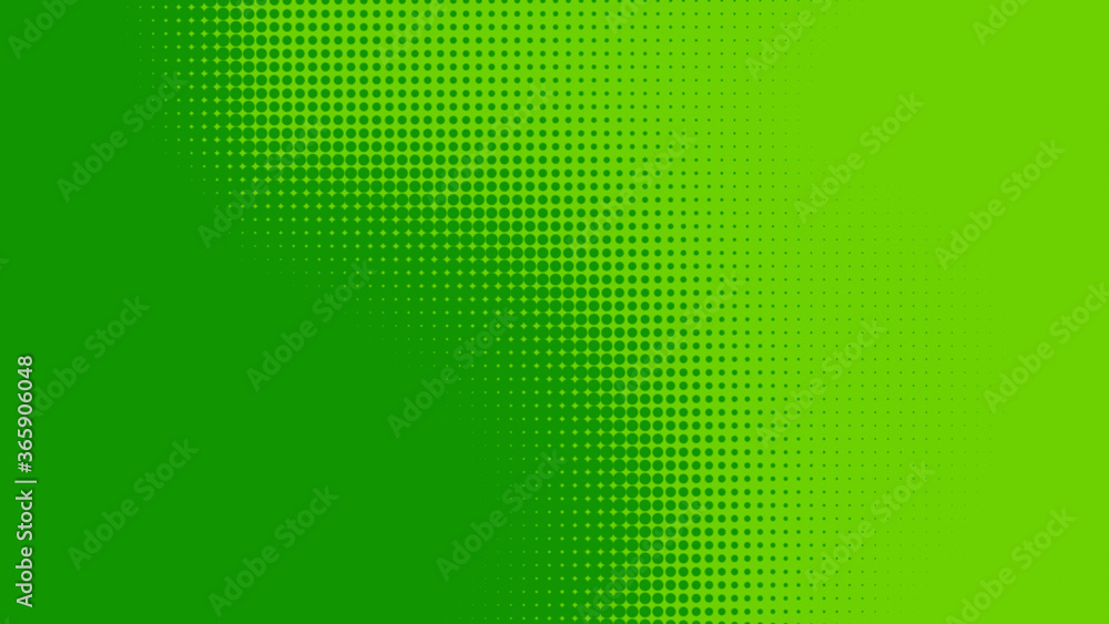 Dots halftone green color pattern gradient texture with technology