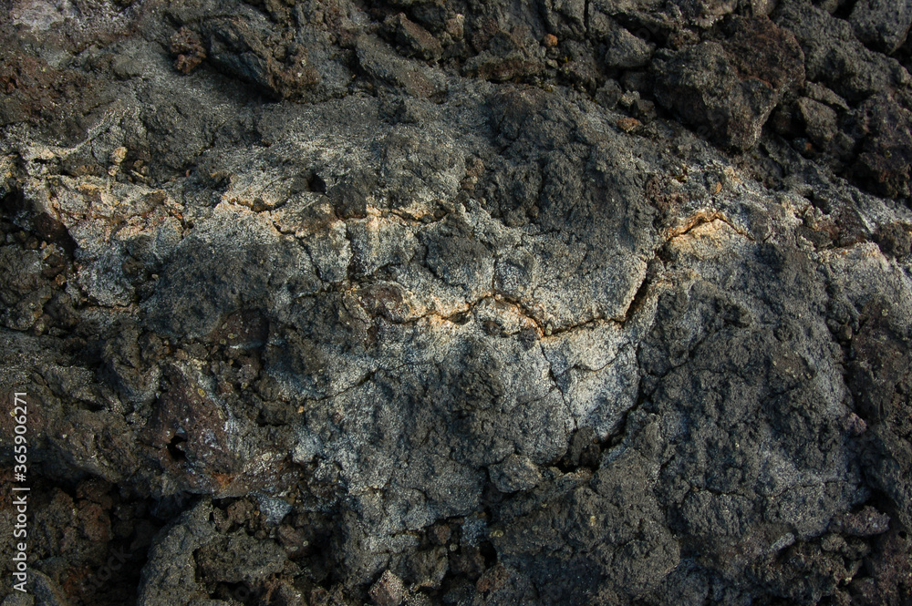 Cold lava from above - horizontal