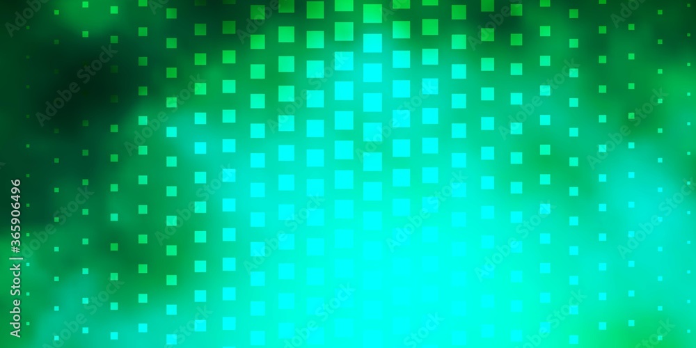 Light Green vector backdrop with rectangles. Abstract gradient illustration with colorful rectangles. Pattern for websites, landing pages.