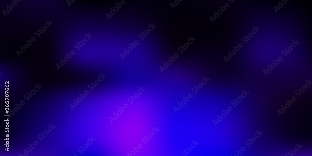 Dark purple vector blur backdrop.