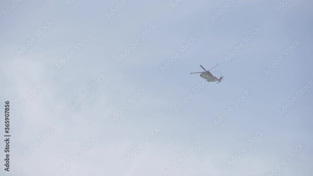 Air force helicopters flying during training slow motion Air force helicopters flying during training slow motion