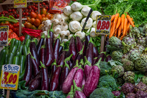 vegetables at market