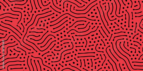 Seamless organic, biological pattern. Abstract shapes like corals.