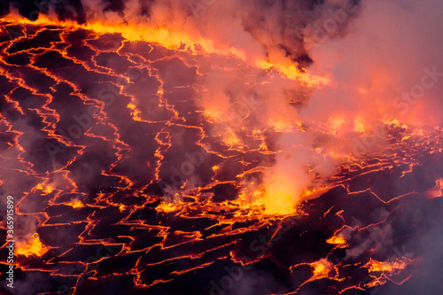 Volcan Nyiragongo, Rift Valley, R.D. Congo 