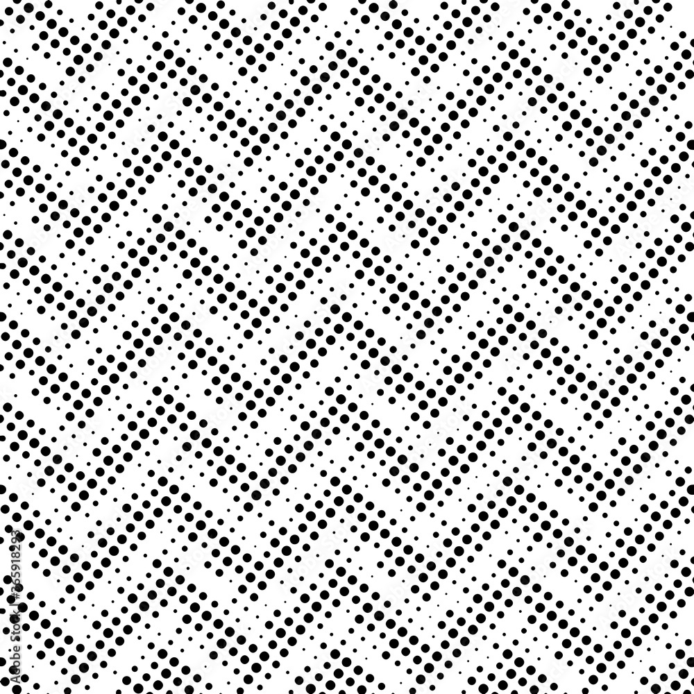 Dotted distress texture, chevron pattern, black and white  screen print texture