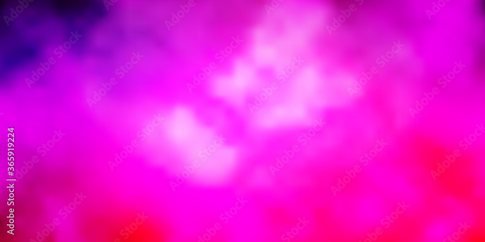 Light Purple, Pink vector background with clouds. Shining illustration with abstract gradient clouds. Template for websites. Light Purple, Pink vector background with clouds. Shining illustration with abstract gradient clouds. Template for websites.