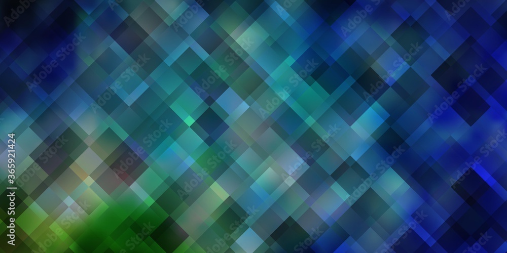 Light Blue, Green vector pattern in square style. Light Blue, Green vector pattern in square style.