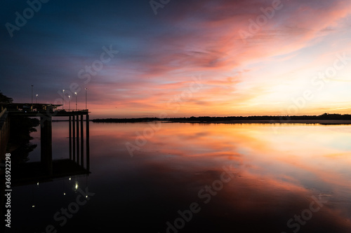 Sunrise over the Rio Branco River