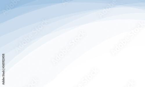 Abstract white blue curved gradient geometric background. with space for concept design Technology and modern.